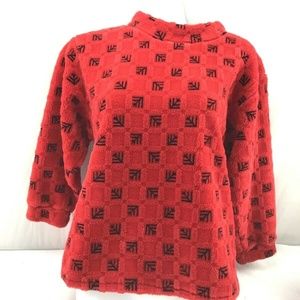 Cyndy Love Aspen sx 8 cropped fleece top